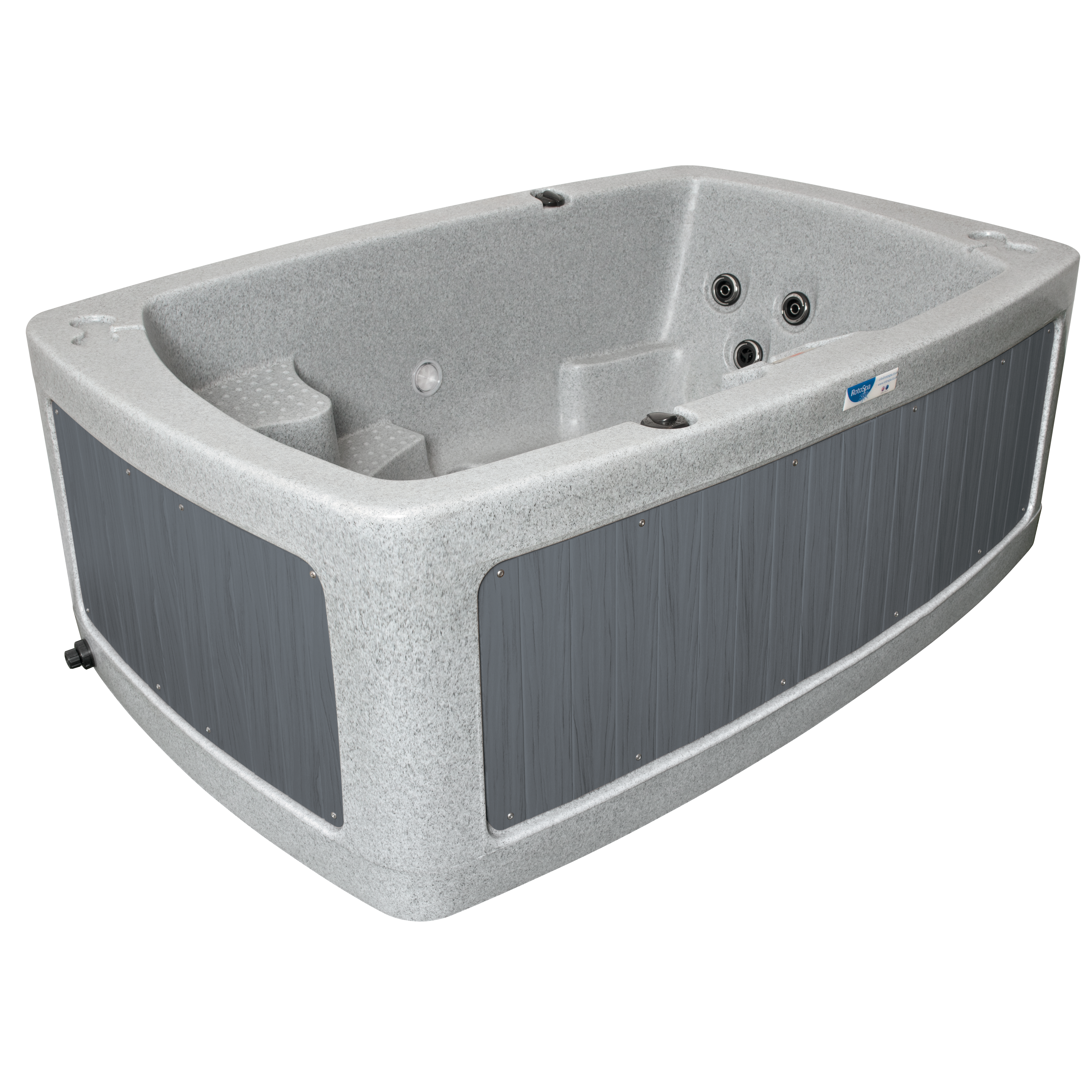 RotoSpa DuoSpa S080 2-3 Person Hydrotherapy Spa Hot Tub