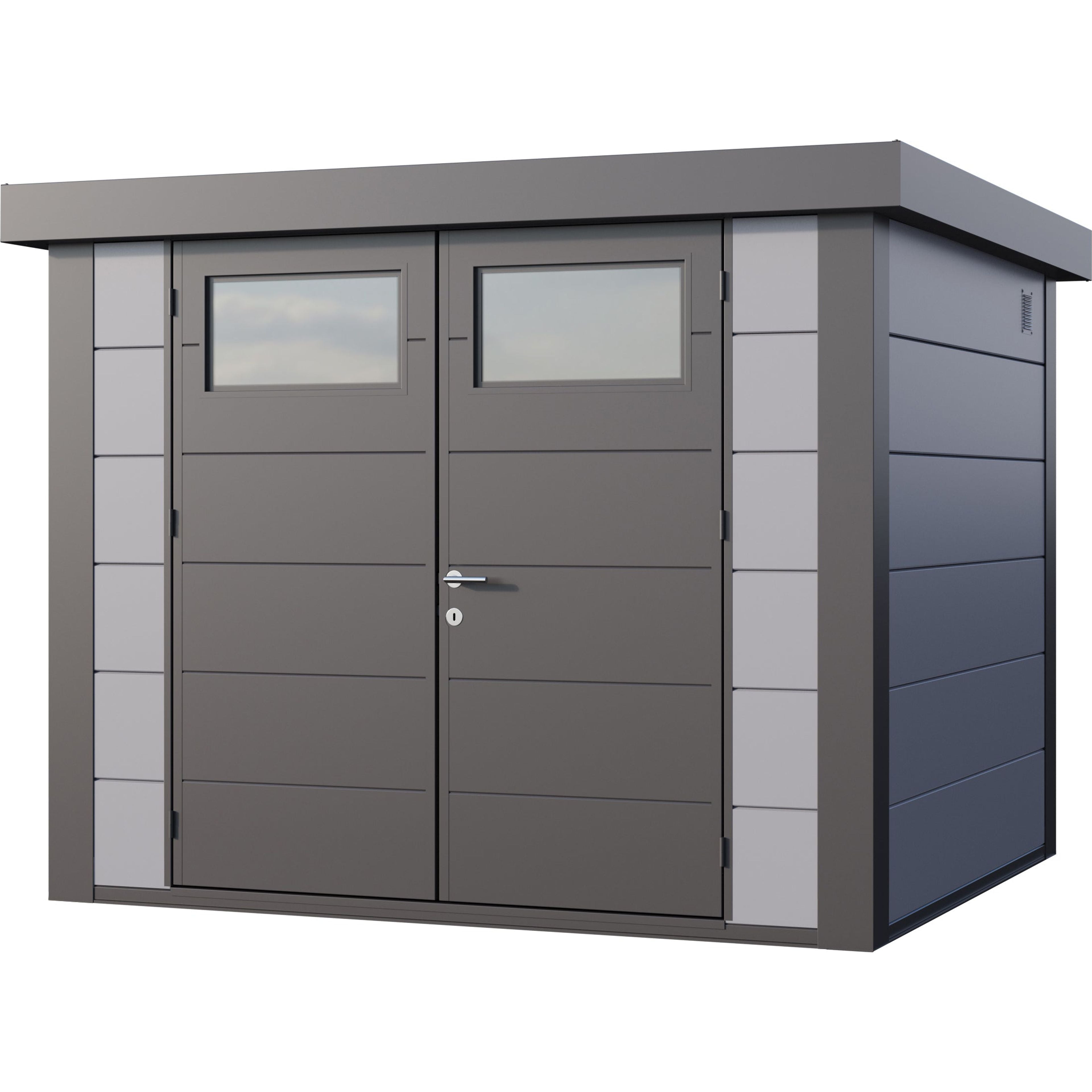 Telluria Eleganto 2724 Heavy Duty Metal Shed (9x8)