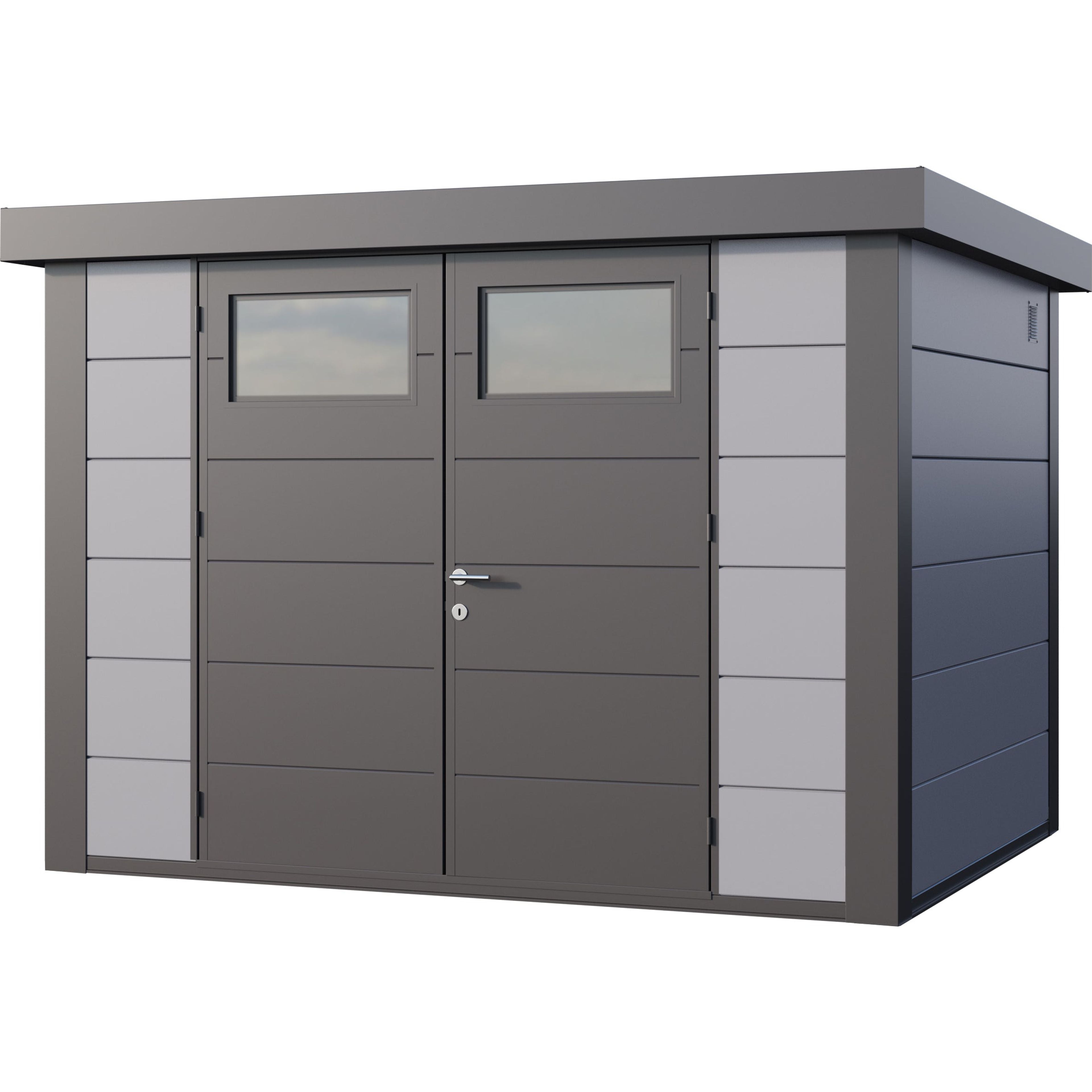 Telluria Eleganto 3024 Heavy Duty Metal Shed (10x8)