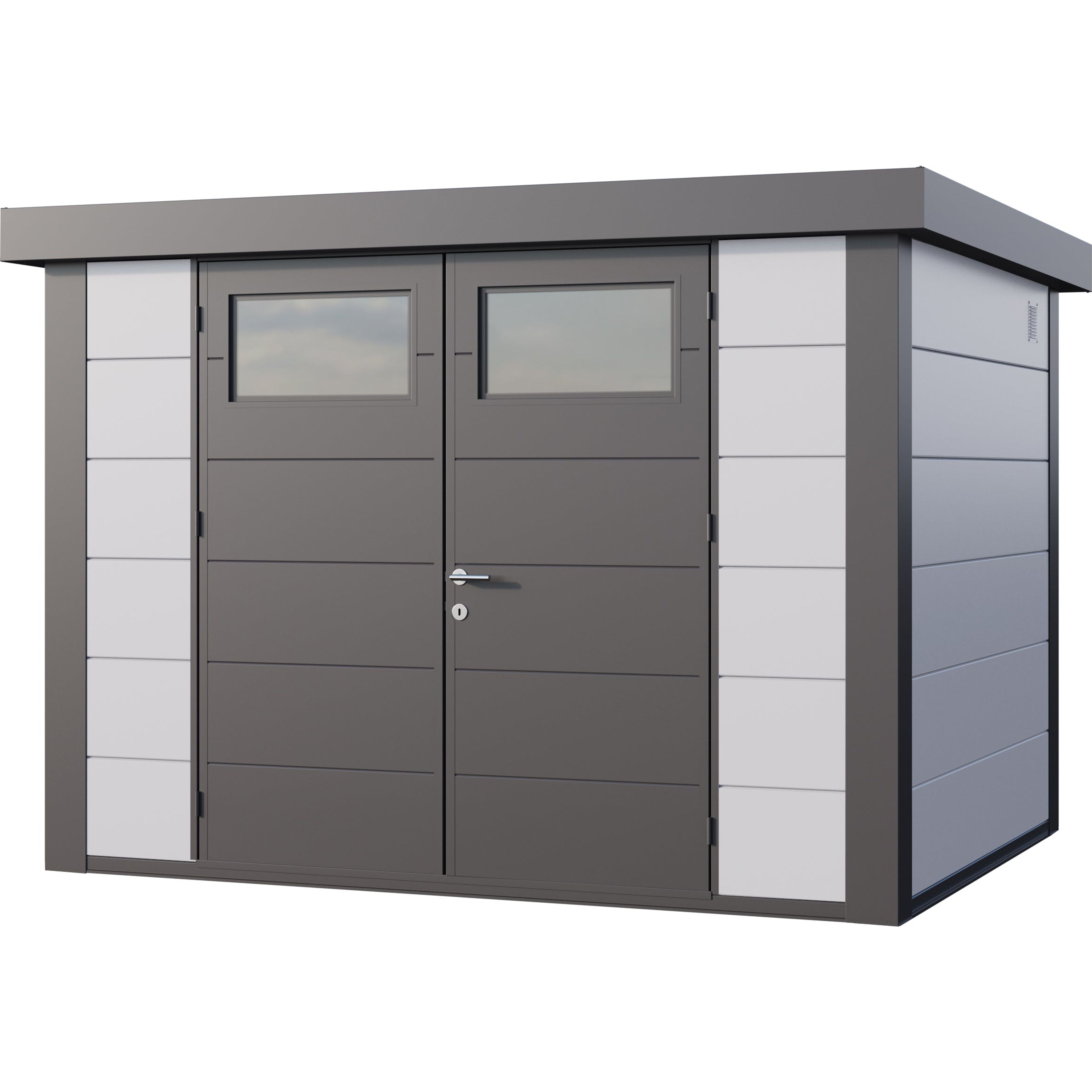 Telluria Eleganto 3024 Heavy Duty Metal Shed (10x8)