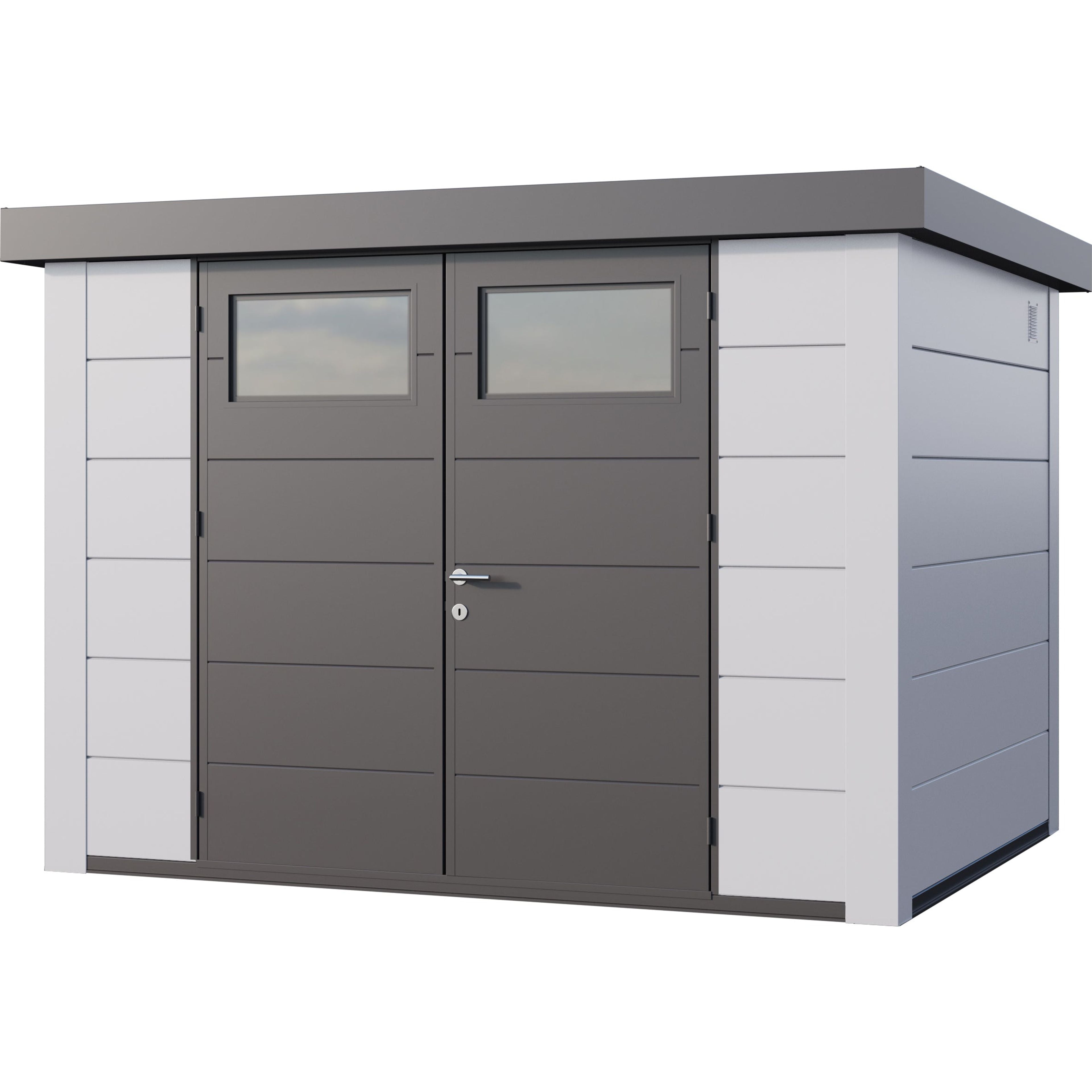 Telluria Eleganto 3024 Heavy Duty Metal Shed (10x8)