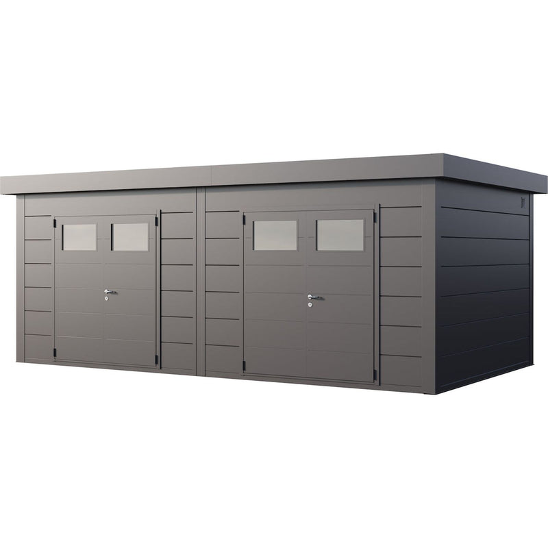 Telluria Duo 3336 Heavy Duty Metal Shed (21x12)