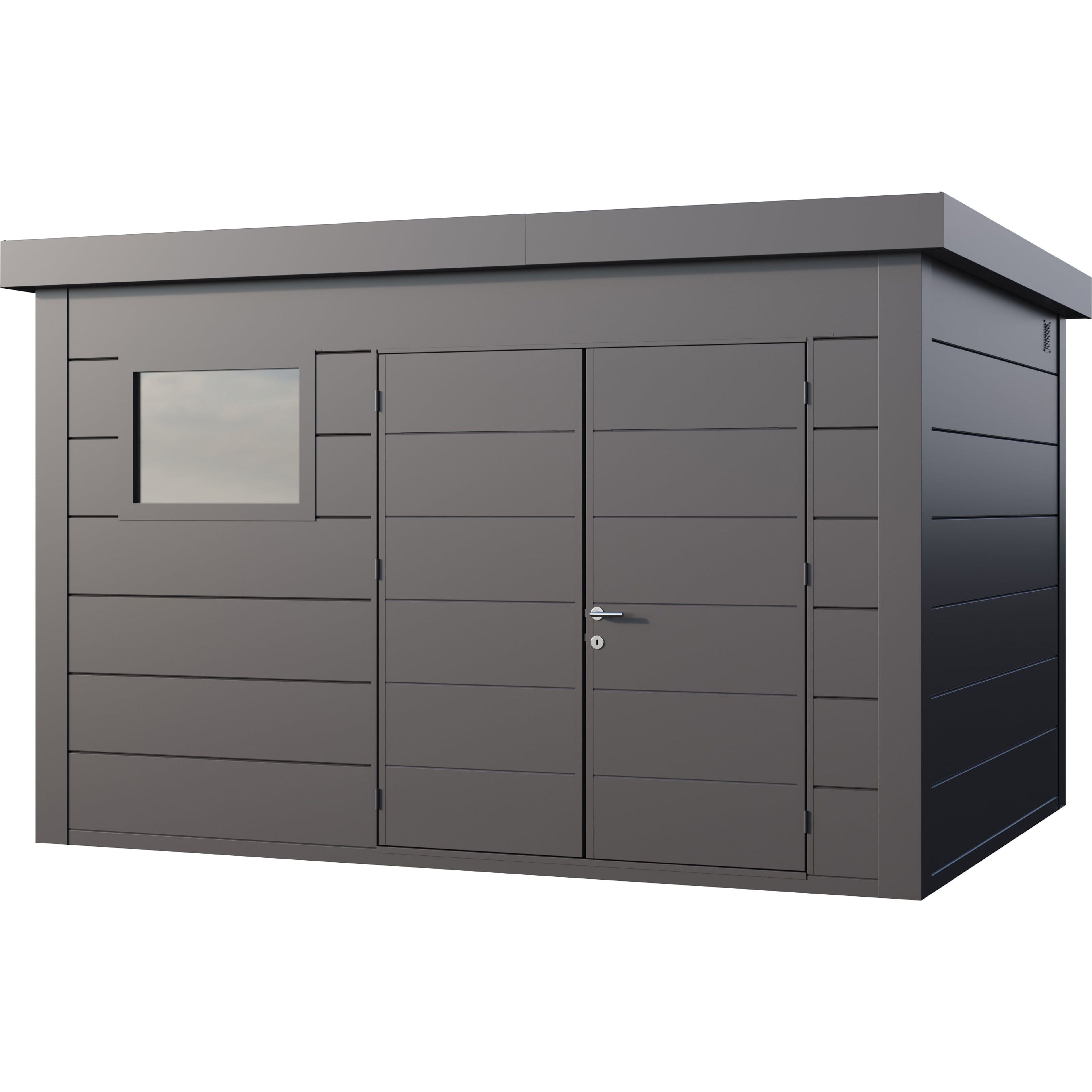 Telluria Eleganto Plus 3930 Heavy Duty Metal Shed 13x10