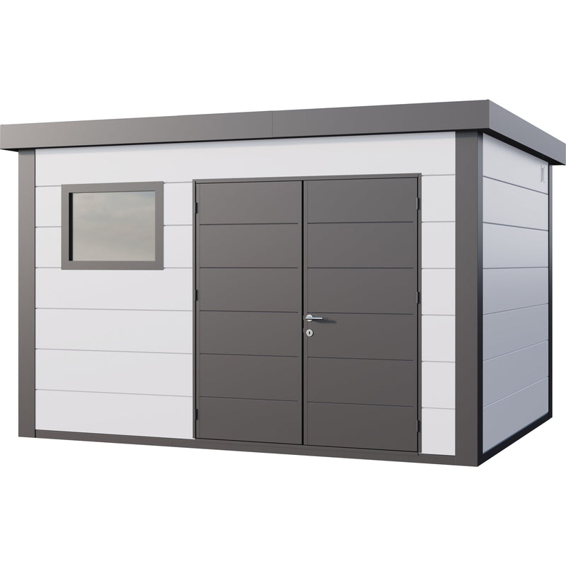 Telluria Eleganto Plus 3930 Heavy Duty Metal Shed 13x10