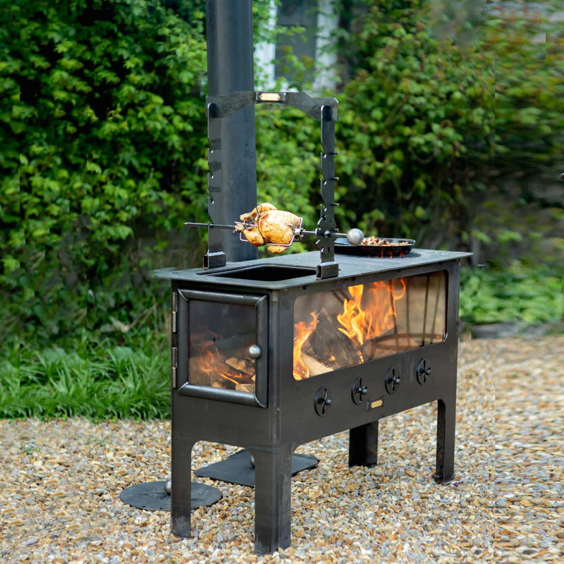 Firepits UK Large Outdoor Wood Burner BBQ LRGOWB