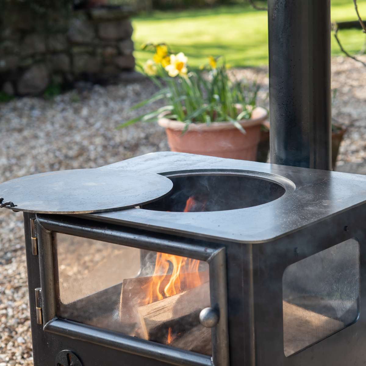 Firepits UK Medium Outdoor Wood Burner BBQ MDOWB