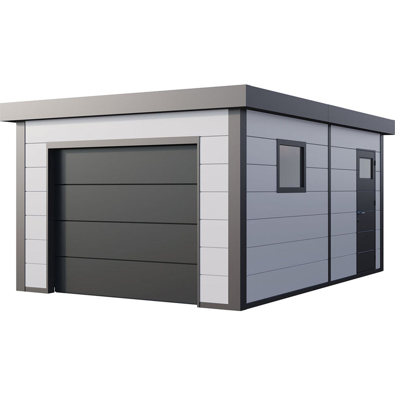 Telluria Eleganto 3654 Metal Garage (12x18)