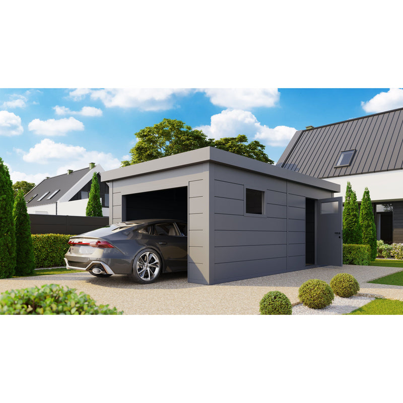 Telluria Eleganto 3663 Metal Garage (12x21)