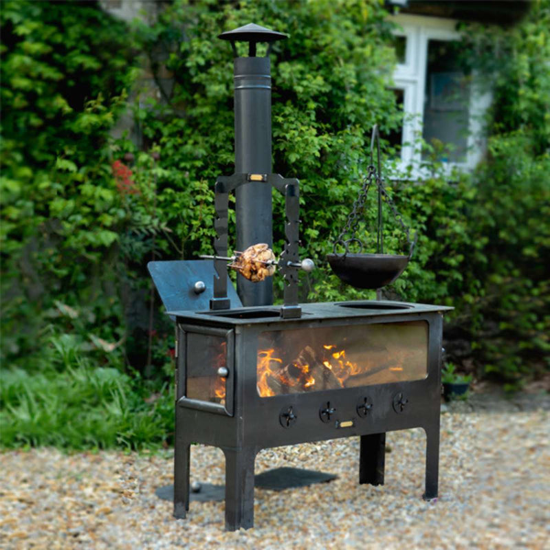 Firepits UK Large Outdoor Wood Burner BBQ LRGOWB