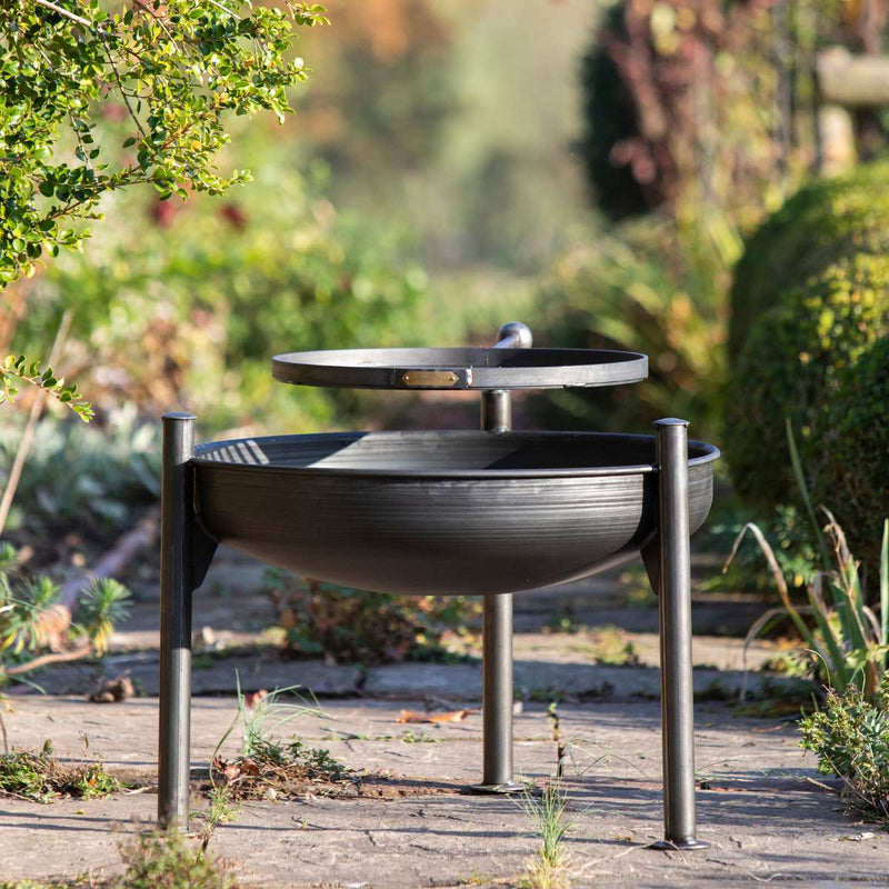 Firepits UK Legs Eleven with Swing Arm BBQ Rack Fire Pit Collection