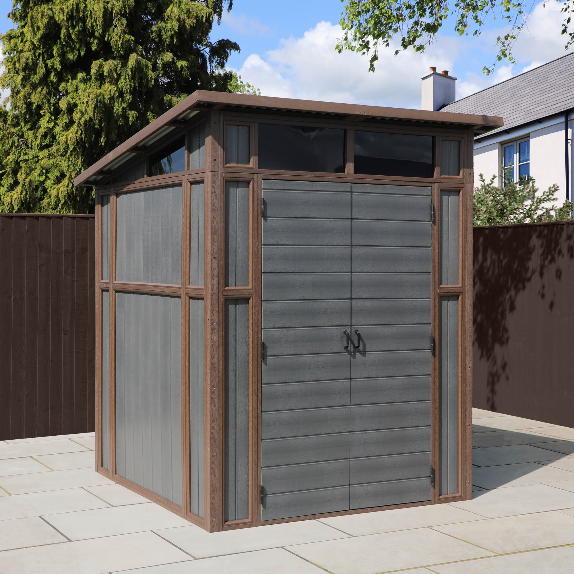 Mercia Composite Pent Shed (7x7) (ESDXL30PLS027 - EAN 5029442014623)