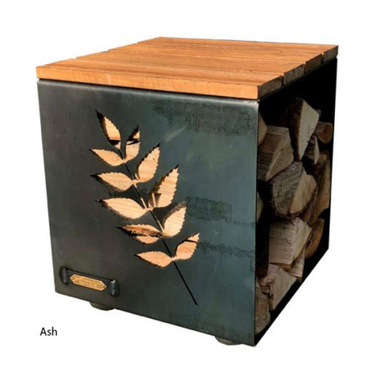 Firepits UK Log Store Seat Ash LGSTSASH