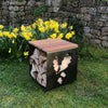 Firepits UK Log Store Seat Oak LGSTSOAK