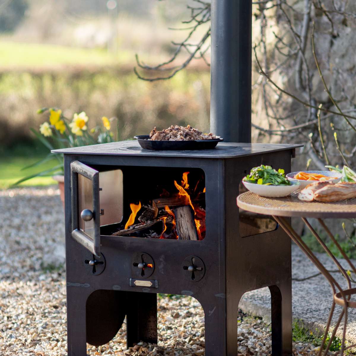 Firepits UK Medium Outdoor Wood Burner BBQ MDOWB