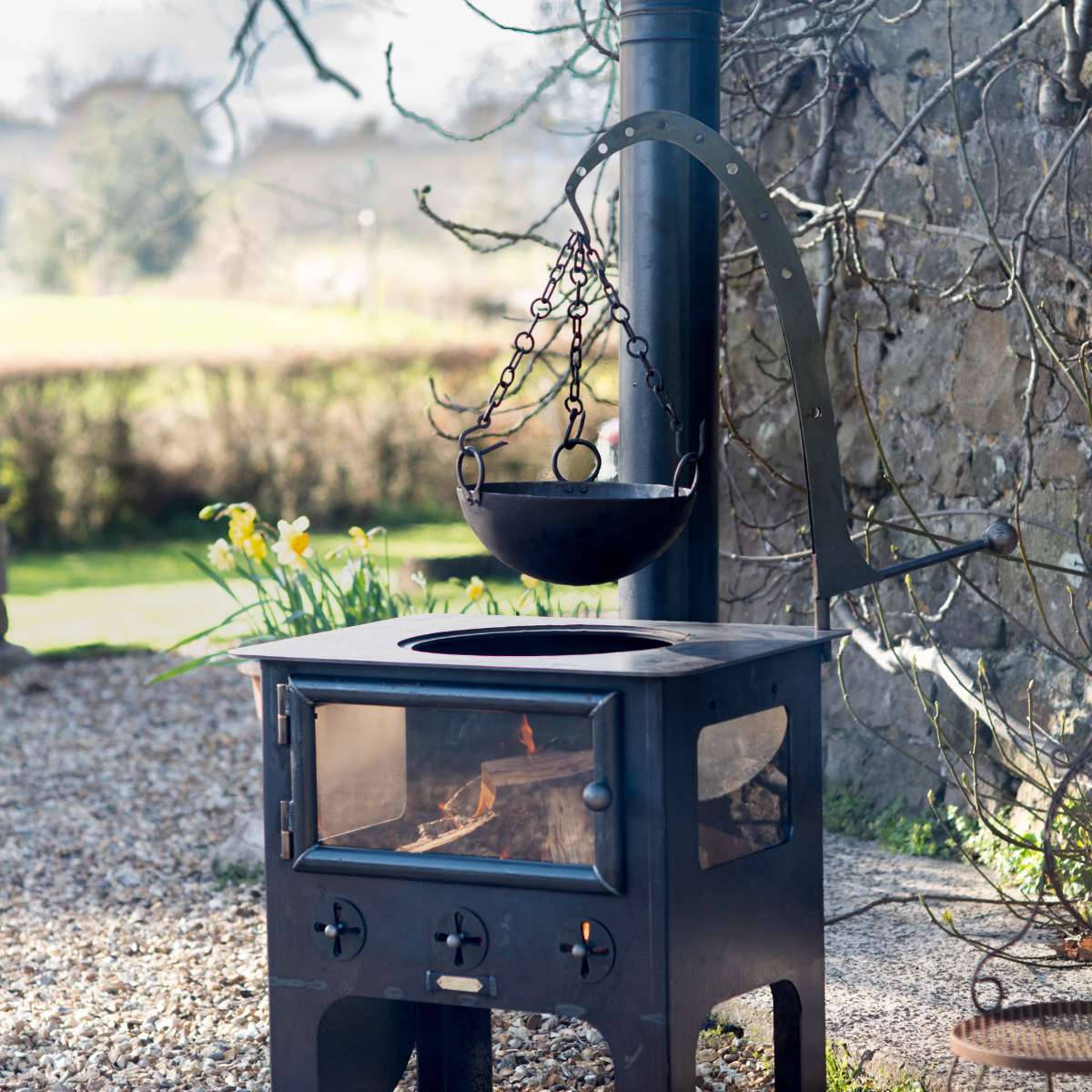 Firepits UK Medium Outdoor Wood Burner BBQ MDOWB