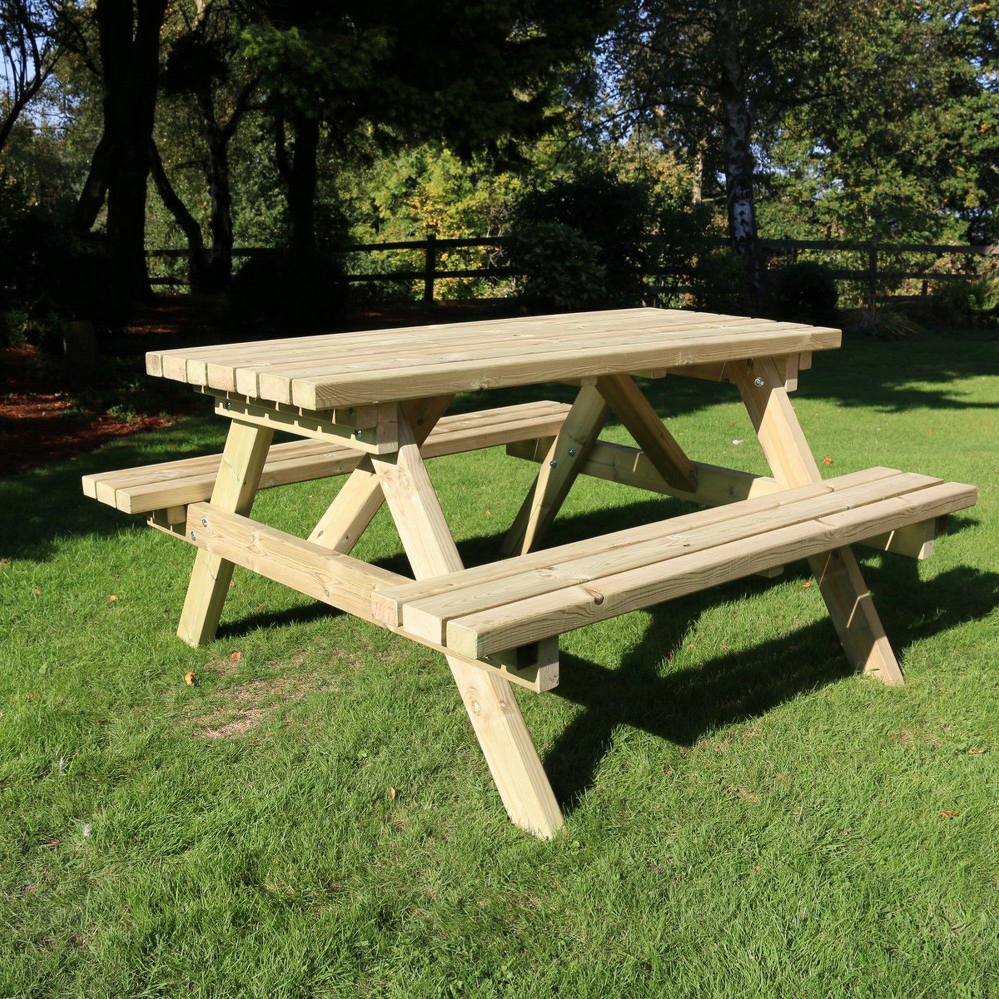 Churnet Valley Deluxe Picnic Table 1500 Length PT103 7435353658951