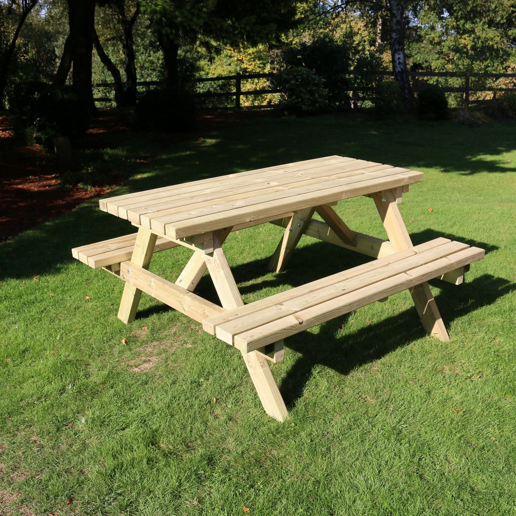 Churnet Valley Deluxe Picnic Table 1500 Length PT103 7435353658951