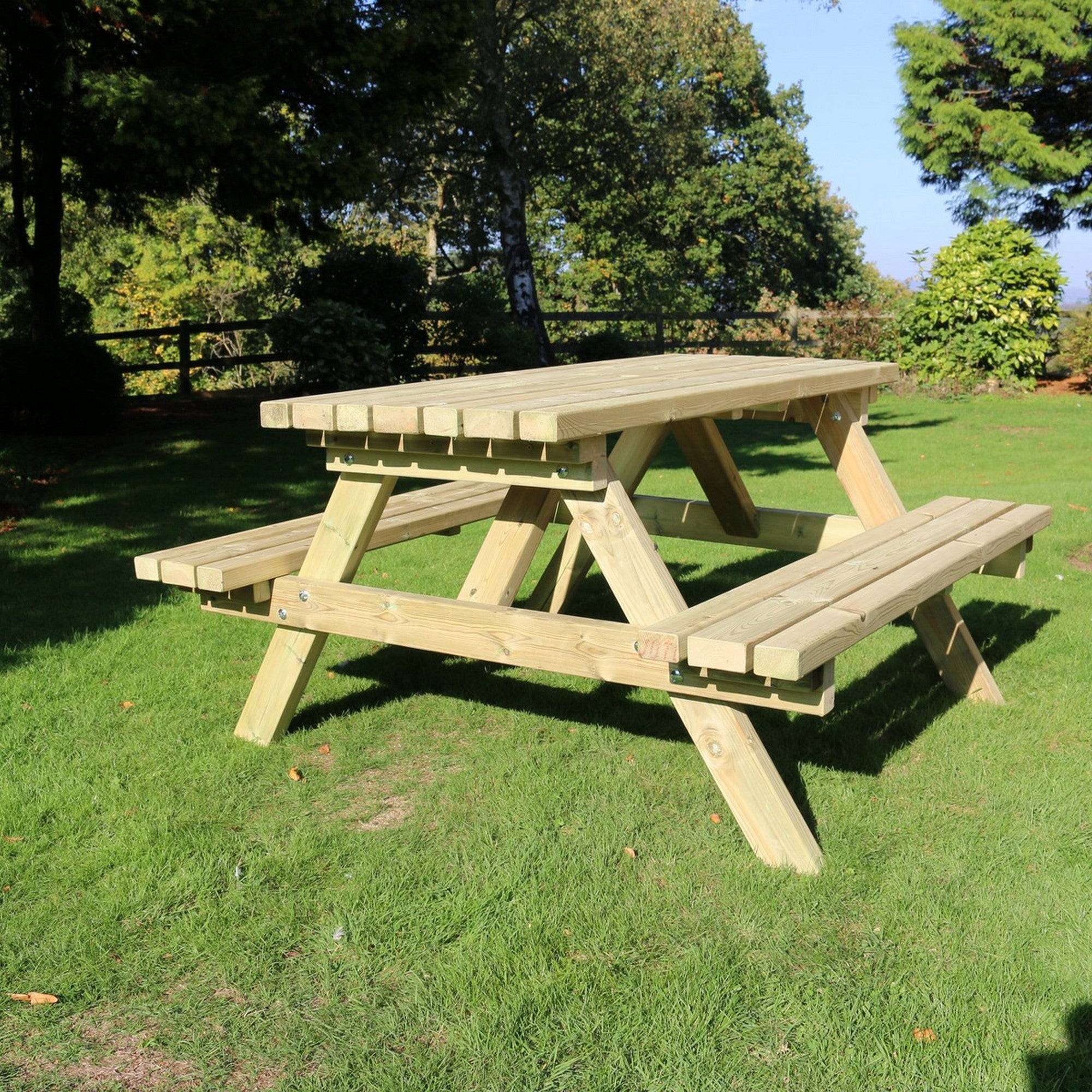 Churnet Valley Deluxe Picnic Table 1800 Length PT104 9145341341137