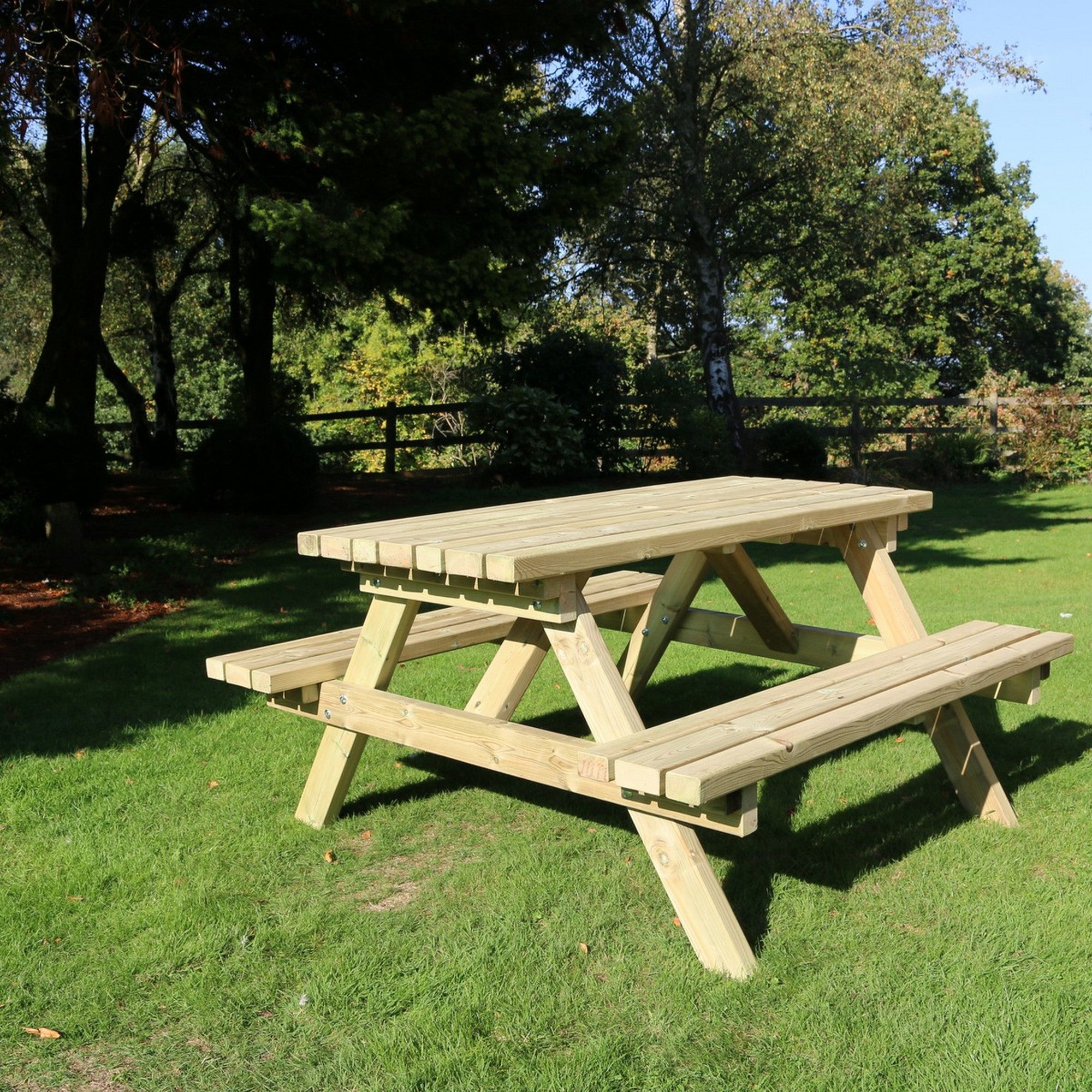 Churnet Valley Deluxe Picnic Table 1800 Length PT104 9145341341137