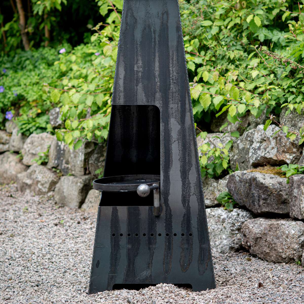 Firepits UK Piazza Chiminea with Swing Arm BBQ Rack PZZSWA