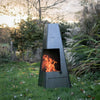 Firepits UK Piazza Chiminea with Swing Arm BBQ Rack PZZSWA