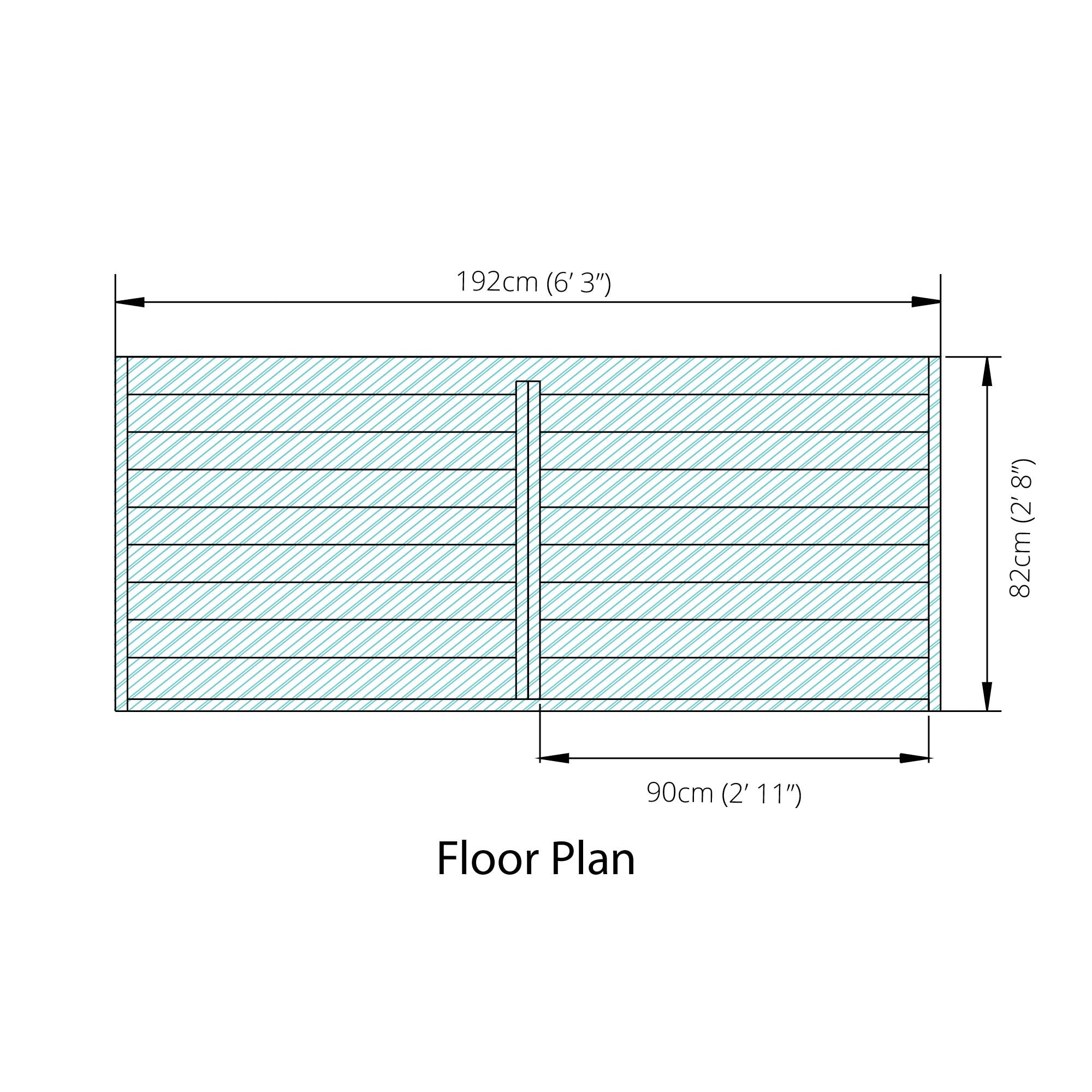 Mercia Pressure Treated Double Log Store (SI-001-002-0025 - EAN 5029442012629)