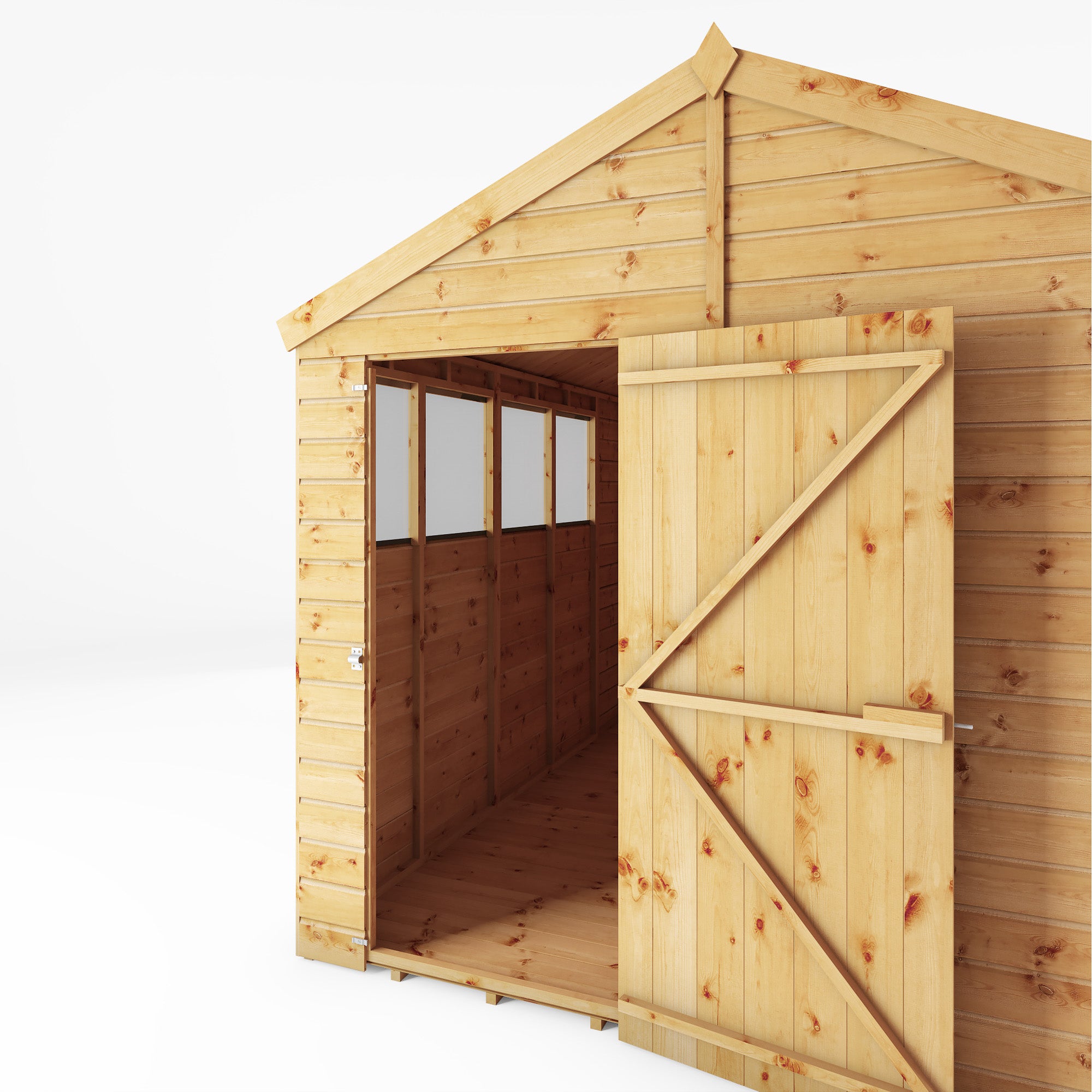 Mercia Shiplap Apex Shed (10x8) (SI-001-003-0166 - EAN 5029442006574)