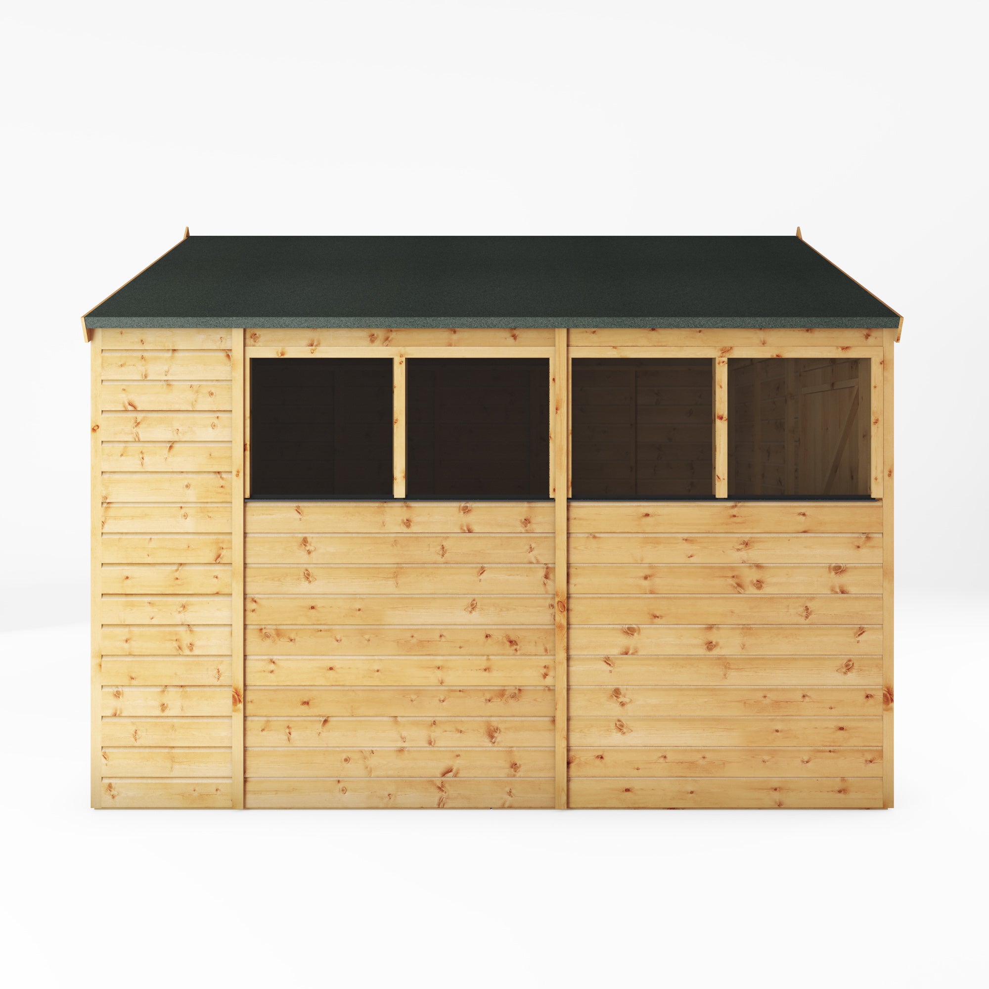 Mercia Shiplap Apex Shed (10x8) (SI-001-003-0166 - EAN 5029442006574)