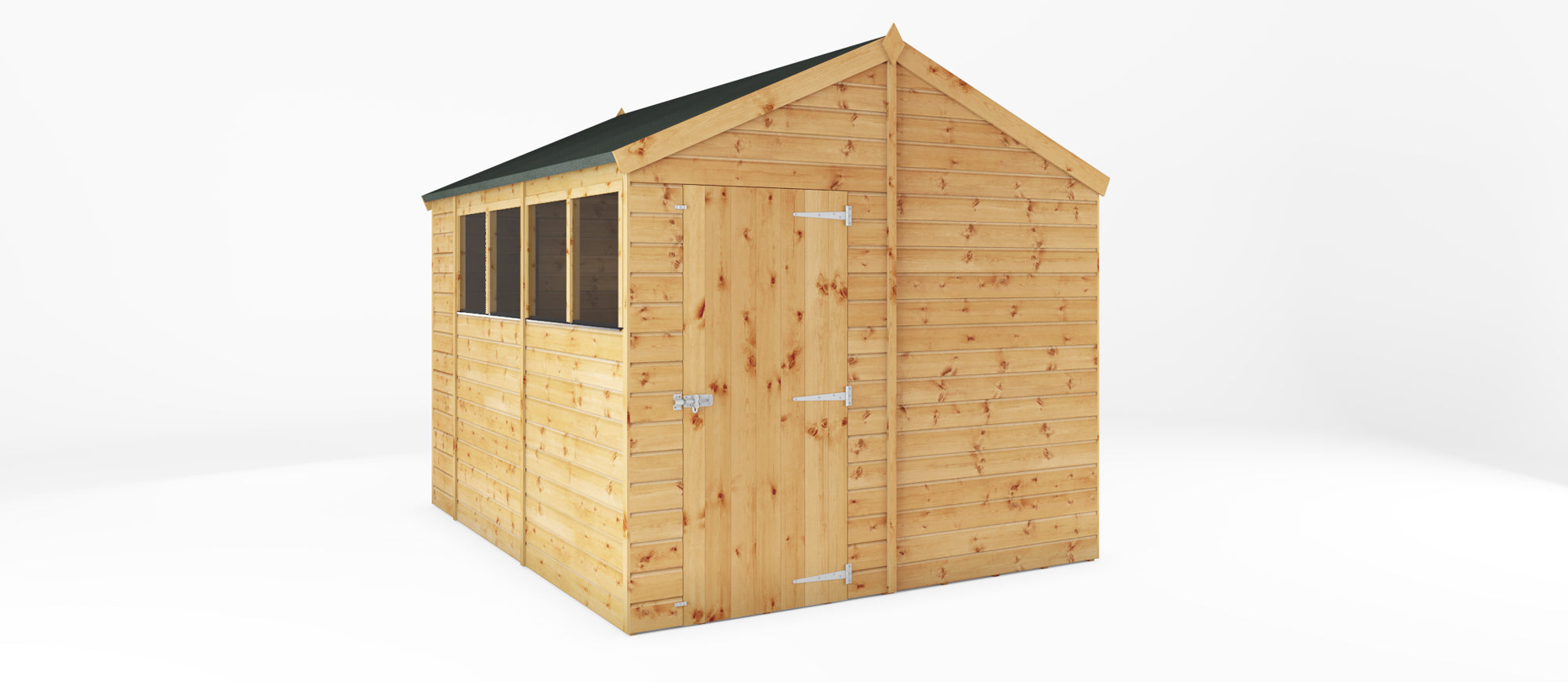 Mercia Shiplap Apex Shed (10x8) (SI-001-003-0166 - EAN 5029442006574)