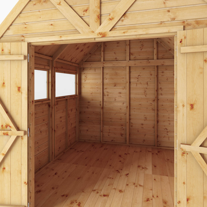 Mercia Premium Shiplap Dutch Barn Shed (8x8) (SI-001-004-0121 - EAN 5029442006161)