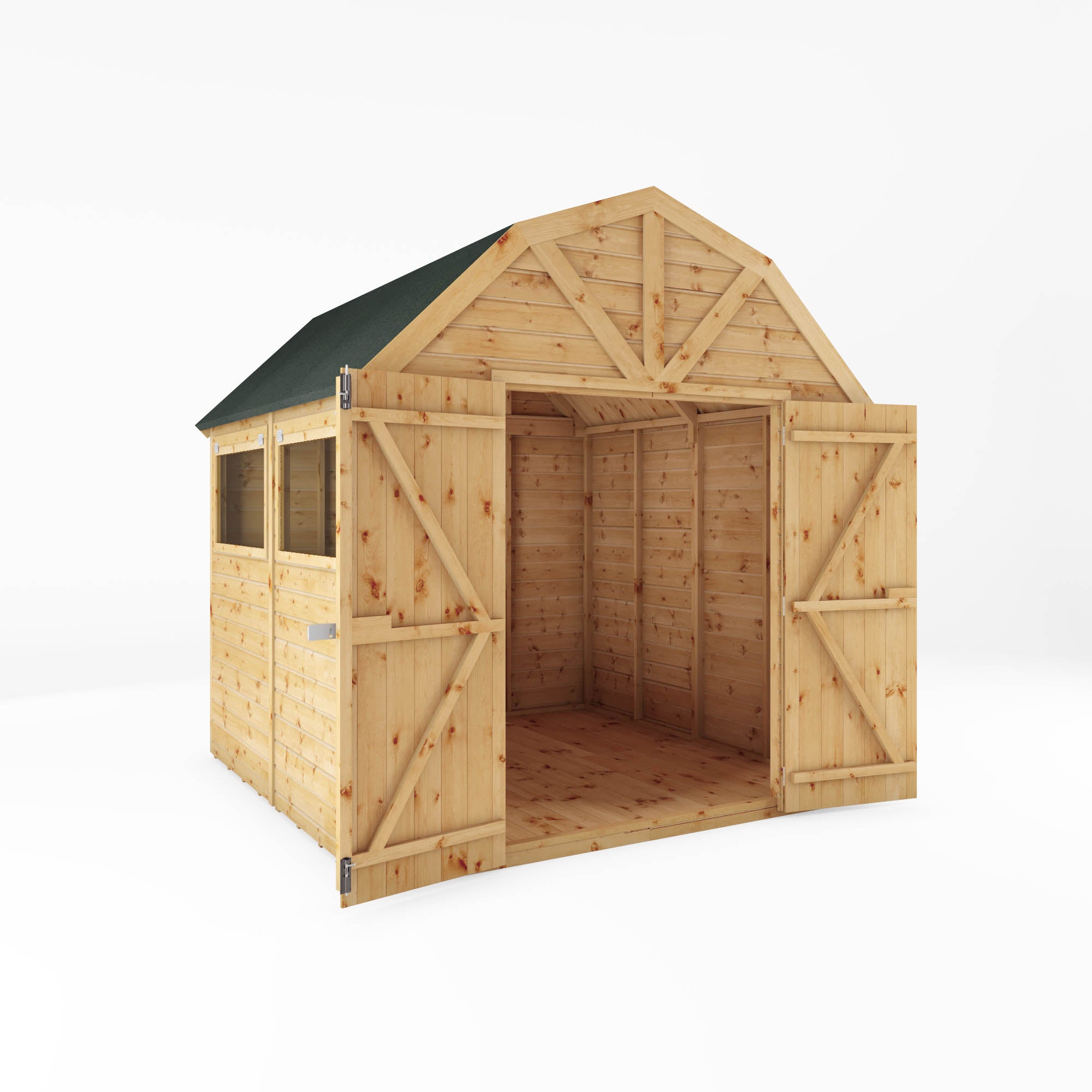 Mercia Premium Shiplap Dutch Barn Shed (8x8) (SI-001-004-0121 - EAN 5029442006161)