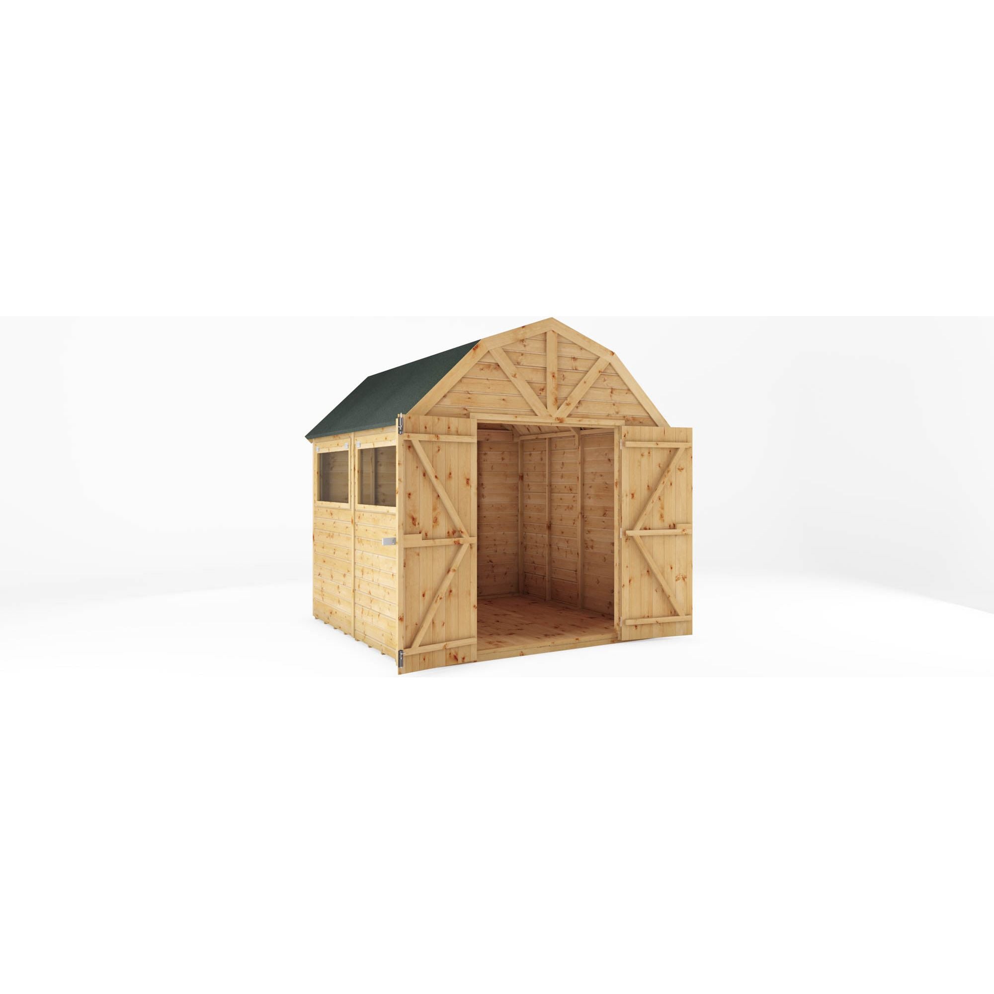 Mercia Premium Shiplap Dutch Barn Shed (8x8) (SI-001-004-0121 - EAN 5029442006161)