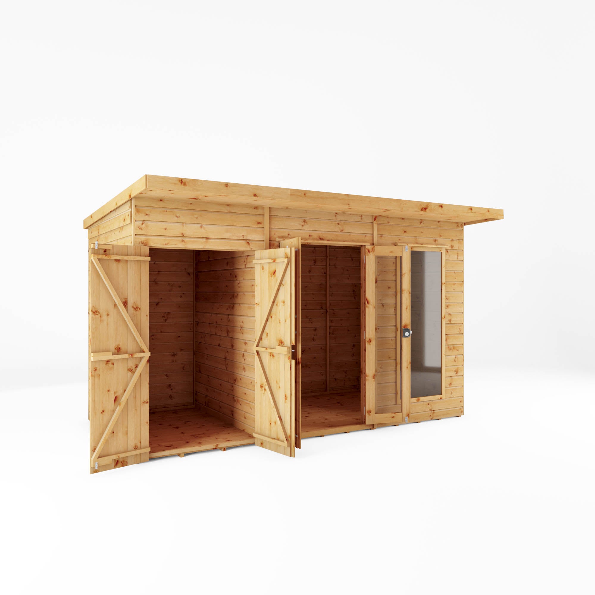 Mercia Maine Summerhouse with Side Shed (12x6) (SI-003-001-0087 - EAN 5029442008905)