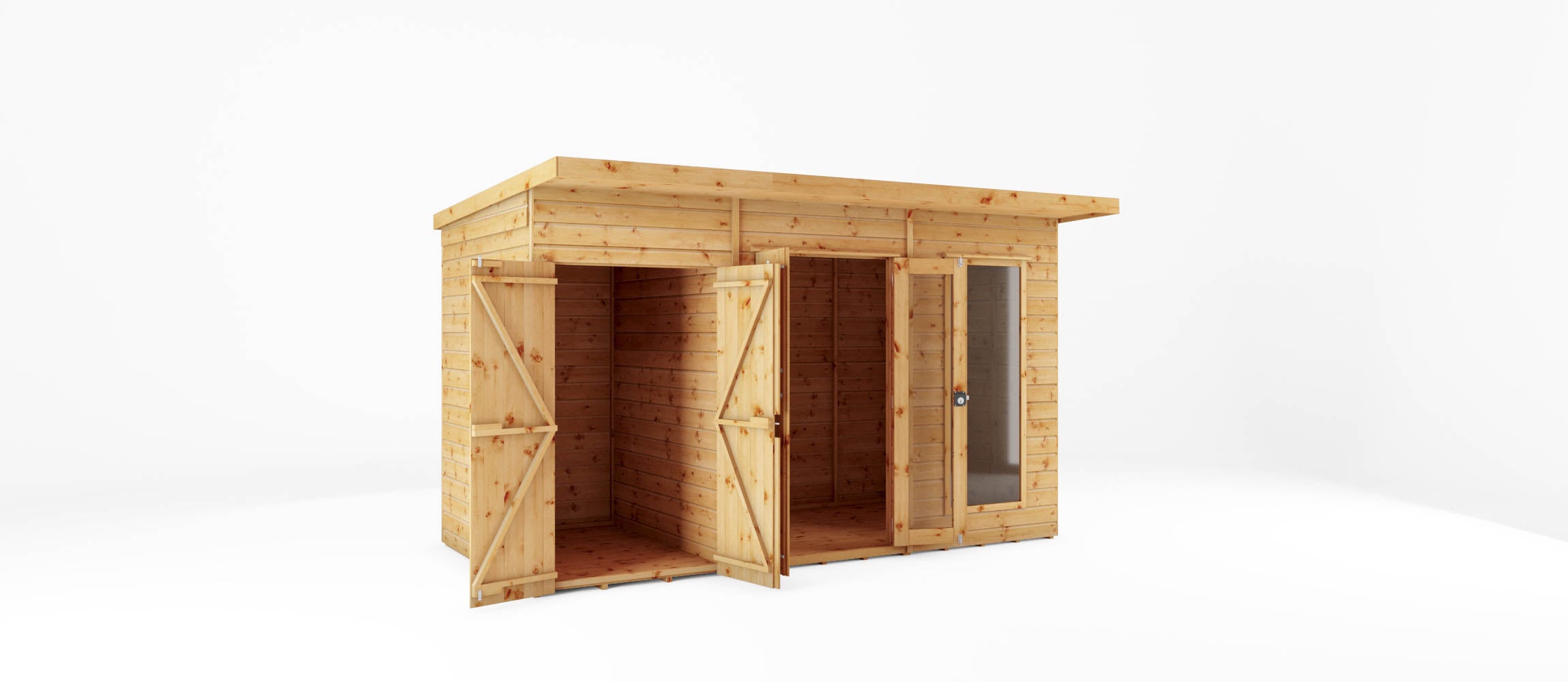 Mercia Maine Summerhouse with Side Shed (12x6) (SI-003-001-0087 - EAN 5029442008905)