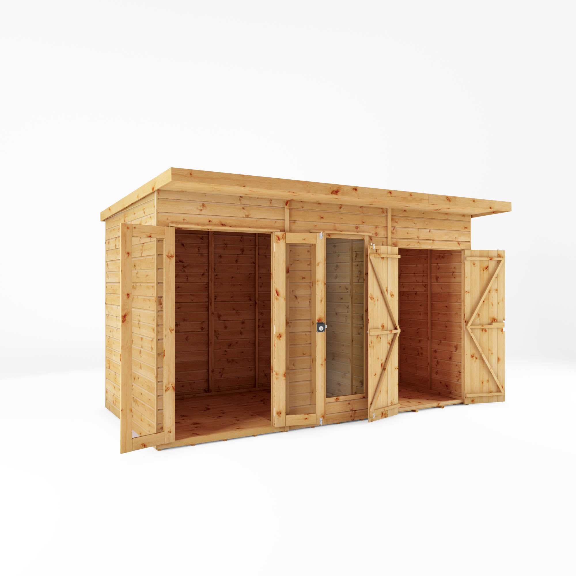 Mercia Maine Summerhouse with Side Shed (12x6) (SI-003-001-0087 - EAN 5029442008905)