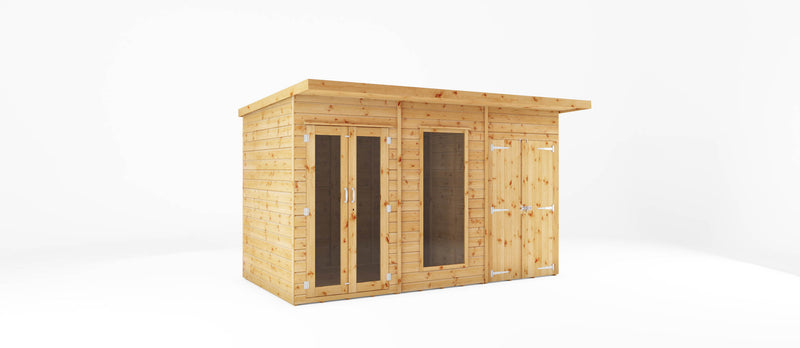 Mercia Maine Summerhouse with Side Shed (12x6) (SI-003-001-0087 - EAN 5029442008905)