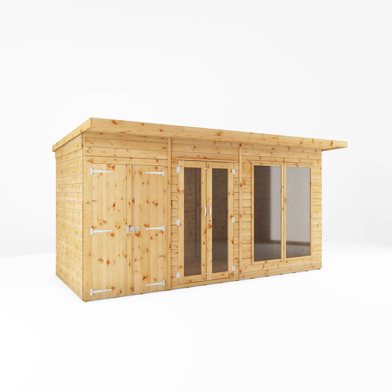 Mercia Maine Summerhouse with Side Shed (14x6) (SI-003-001-0088 - EAN 5029442008721)
