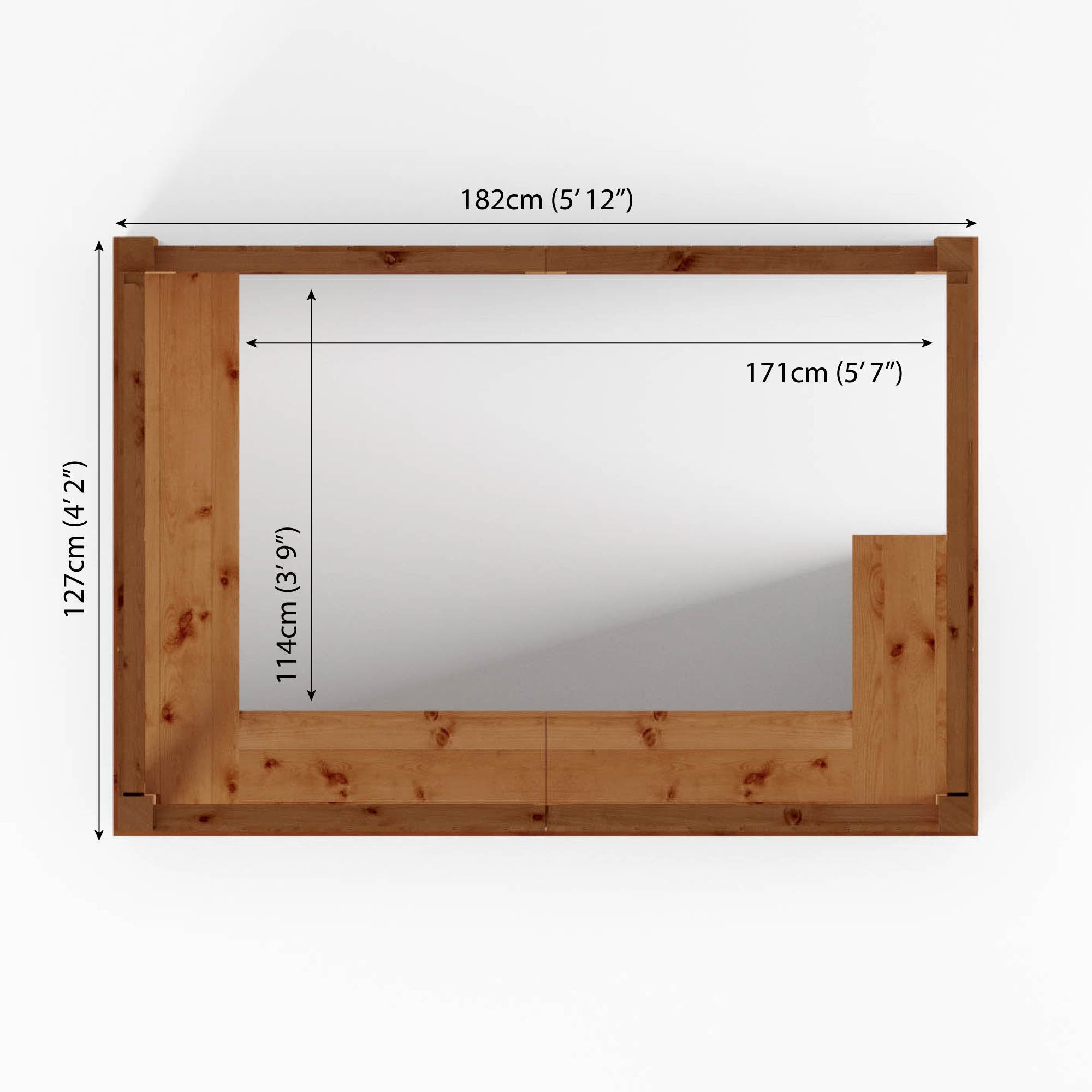 Mercia Pressure Treated Garden Bar (6x4) (SI-003-001-0092 - EAN 5029442007168)