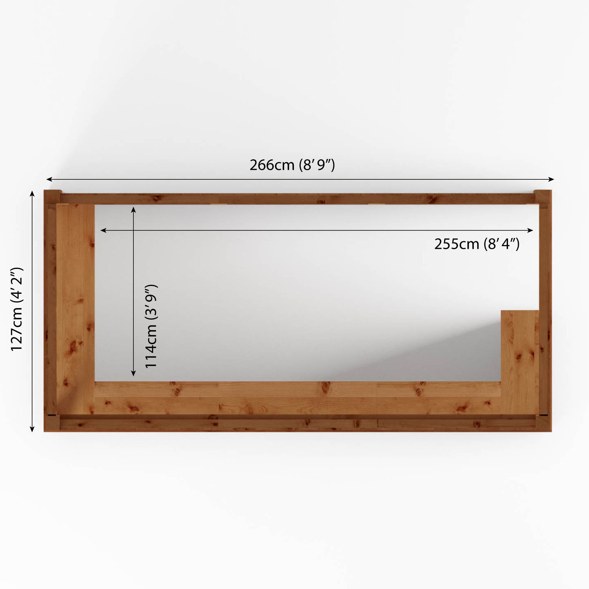 Mercia Pressure Treated Garden Bar (9x4) (SI-003-001-0093 - EAN 5029442008608)