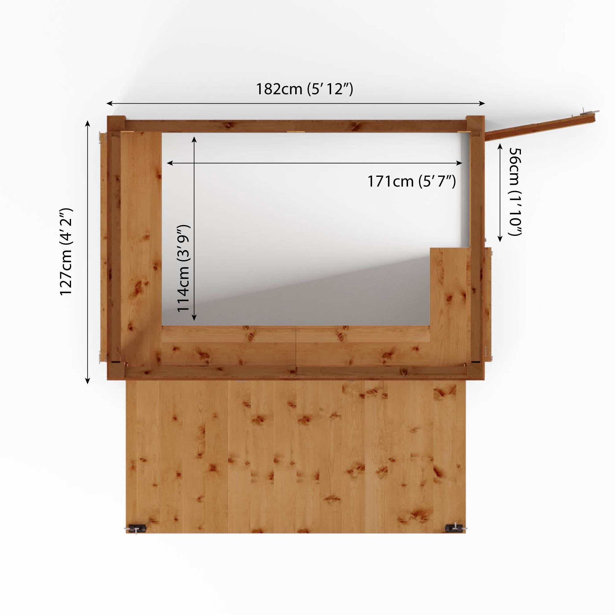 Mercia Pressure Treated Garden Bar + Shutter Pack (6x4) (SI-003-001-0094 - EAN 5029442007250)