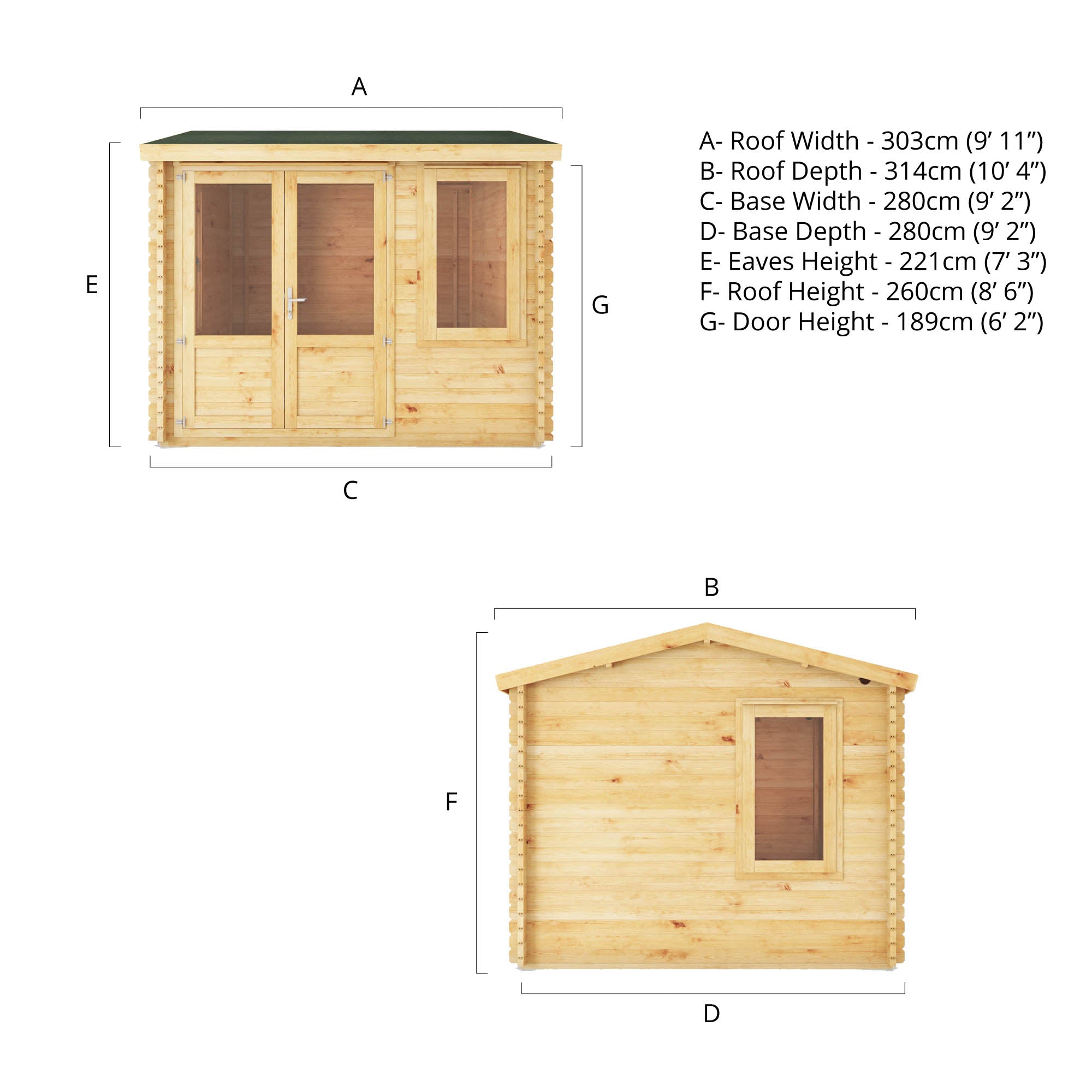 Mercia 34mm Home Office Elite (10x10) (3m x 3m) (SI-006-003-0093 EAN 5029442019352)