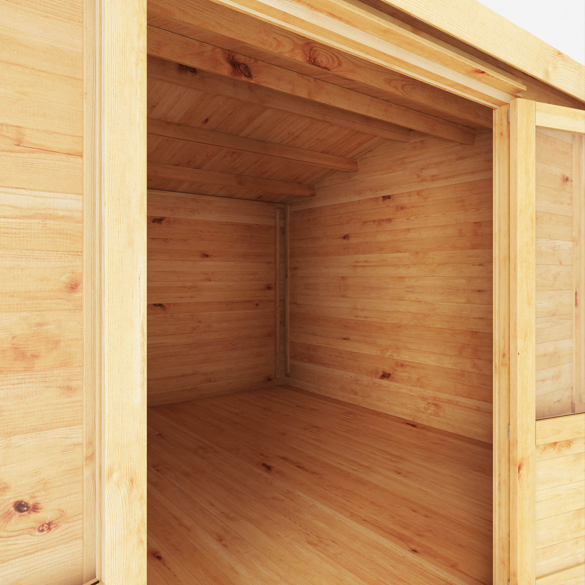 Mercia 34mm Home Office Elite With Side Shed (17x13) (5.1m x 4m) (SI-006-003-0105 EAN 5029442019536)