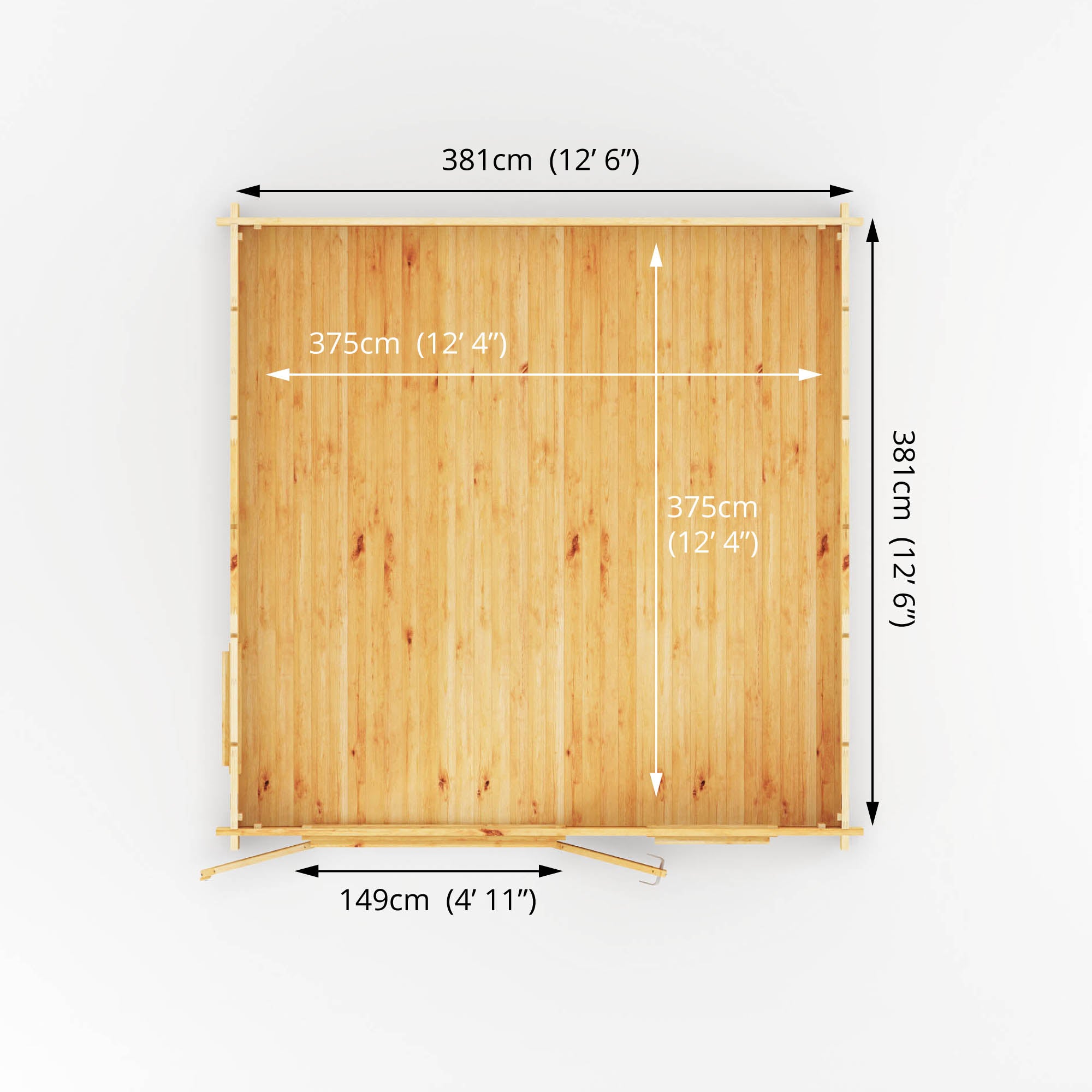 Mercia 44mm Home Office Elite (13x13) (4m x 4m) (SI-006-004-0102 EAN 5029442019420)