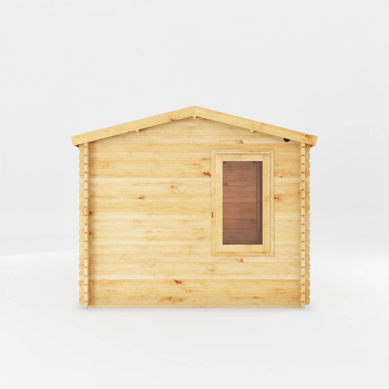 Mercia 44mm Home Office Elite With Side Shed (13x10) (4.1m x 3m) (SI-006-004-0105 EAN 5029442019482)