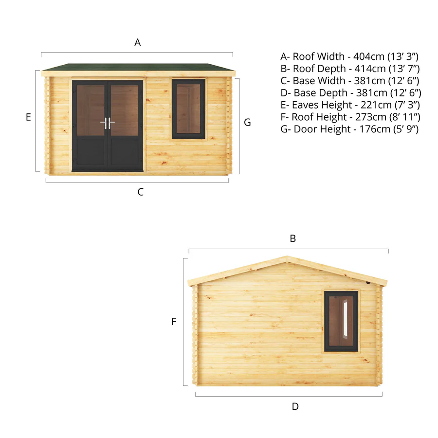 Mercia 44mm Home Office Elite (13x13) (4m x 4m) (SI-006-040-0011 EAN 5029442019451)