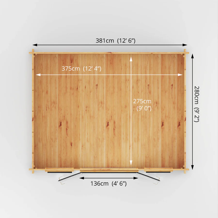 Mercia 44mm Home Office Studio (15x11) (4.5m x 3.5m) (SI-006-040-0012 EAN 5029442019635)