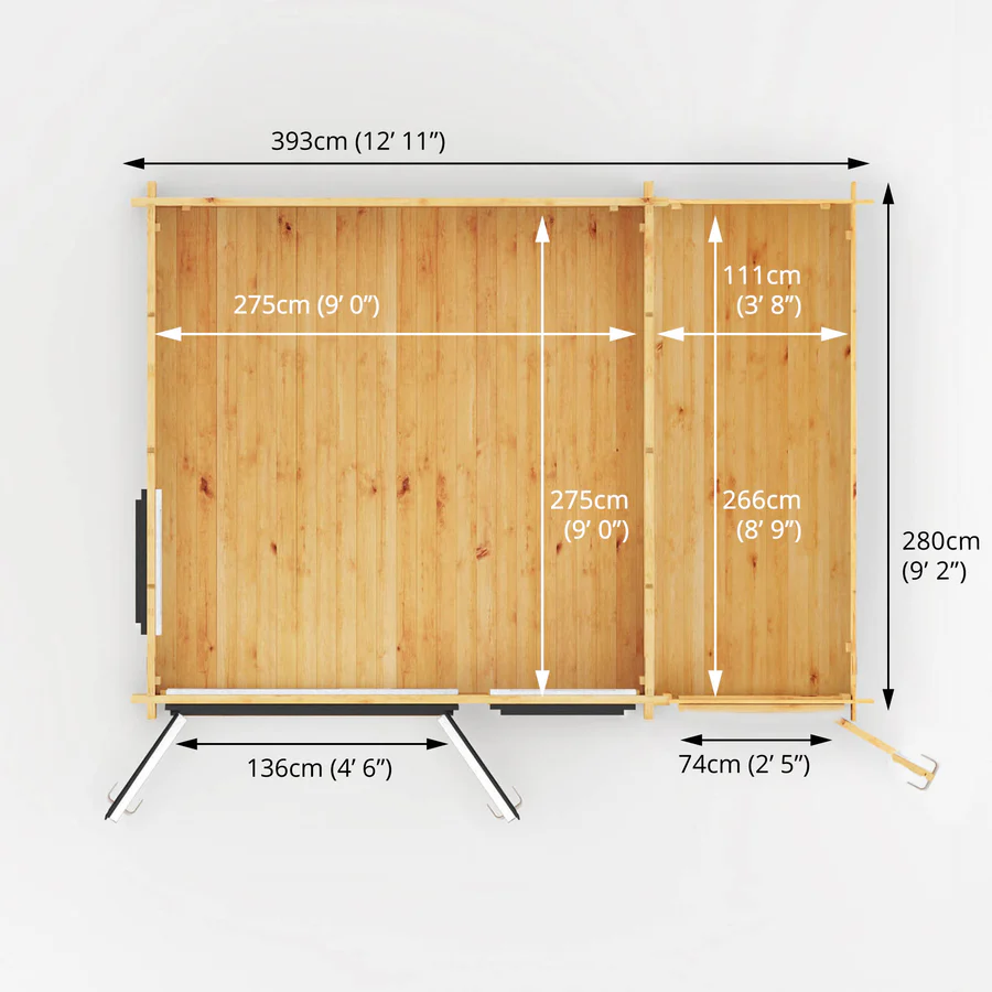 Mercia 44mm Home Office Elite (13x10) (4.1m x 3m) (SI-006-040-0026 EAN 5029442019499)