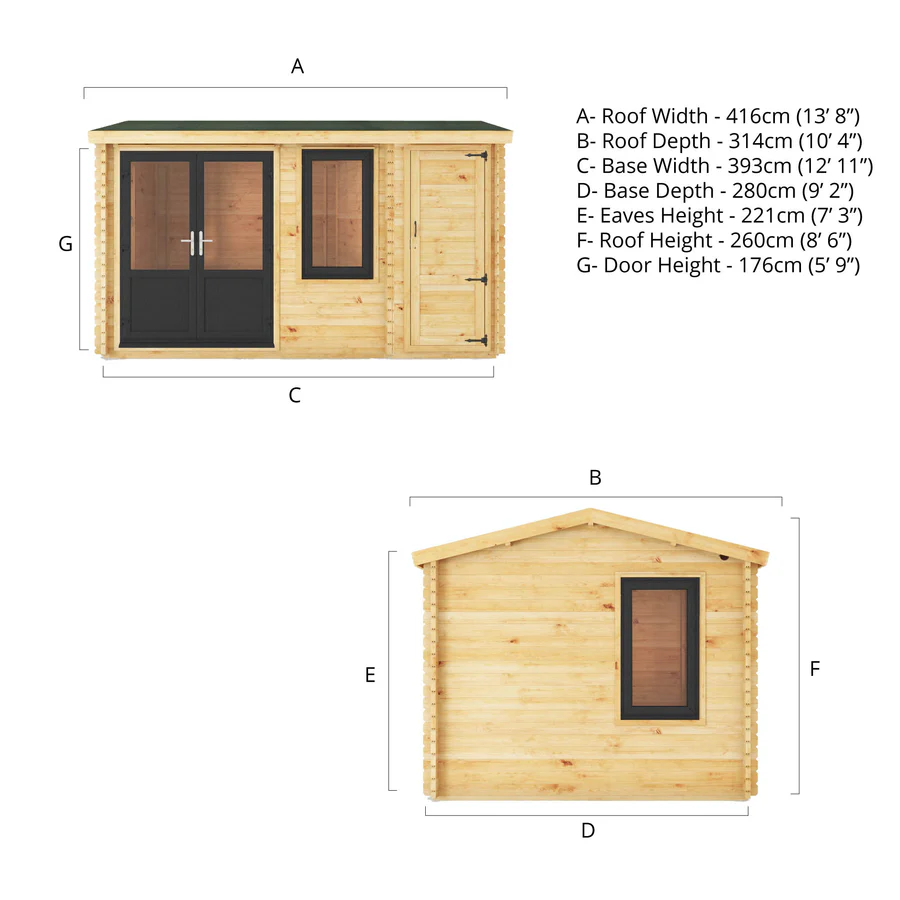 Mercia 44mm Home Office Elite (13x10) (4.1m x 3m) (SI-006-040-0026 EAN 5029442019499)