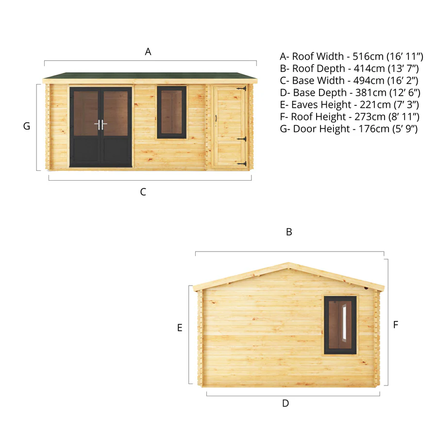 Mercia 44mm Home Office Elite (17x13) (5.1m x 4m) (SI-006-040-0028 EAN 5029442019550)