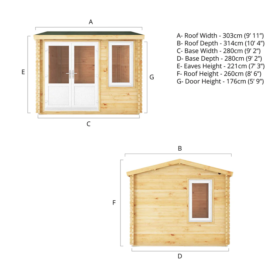 Mercia 44mm Home Office Elite (10x10) (3m x 3m) (SI-006-041-0009 EAN 5029442019376)